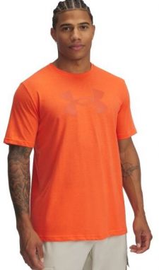 Under Armour REFLECTIVE BIG LOGO Pánske tričko, oranžová, veľkosť L