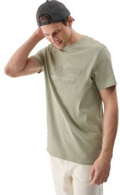 4F TSHIRT MEN Pánske tričko, svetlo zelená, veľkosť