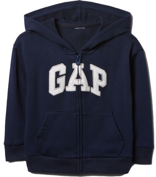 GAP V-FRCH LOGO Chlapčenská mikina, tmavo modrá, veľkosť