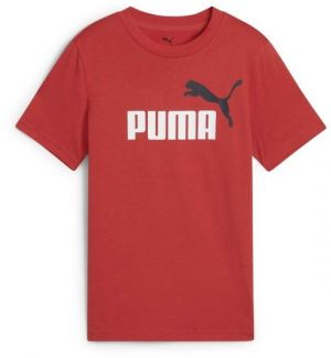 Puma ESSENTIALS 2 COLOR N0.1 LOGO TEE B Chlapčenské tričko, červená, veľkosť
