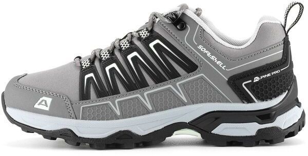 ALPINE PRO NARALE Dámska outdoorová obuv, sivá, veľkosť