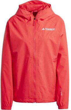 adidas TERREX MULTI 2L RAIN.DRY Pánska nepremokavá bunda, červená, veľkosť