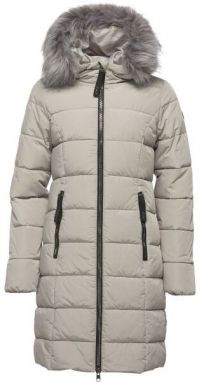 LOAP TASLIRA Dámsky kabát, béžová, veľkosť