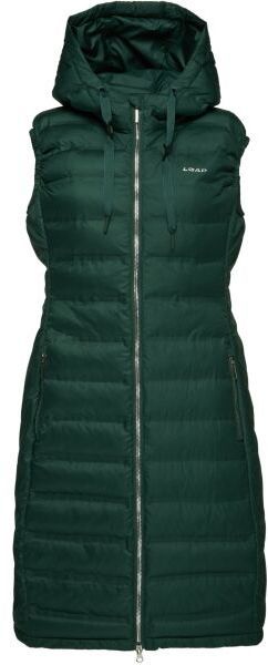 LOAP ITALA Dámska vesta, tmavo zelená, veľkosť