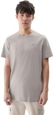 4F TSHIRT MEN Pánske tričko, sivá, veľkosť