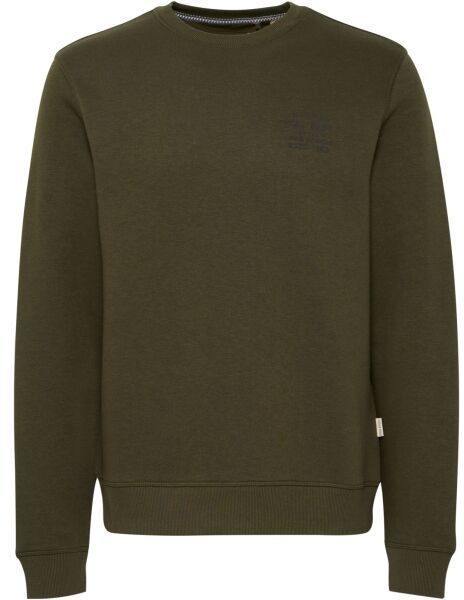 BLEND regular fit Pánska mikina, khaki, veľkosť