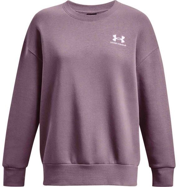 Under Armour ESSENTIAL FLC OS CREW Dámska mikina, fialová, veľkosť