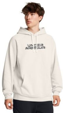 Under Armour RIVAL FLC TXTR CG Pánska mikina, béžová, veľkosť