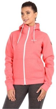 KILPI RAJANA Dámska bavlnená mikina, ružová, veľkosť