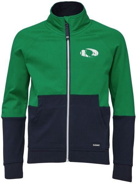 LOAP DONALD Chlapčenská mikina, zelená, veľkosť 122-128