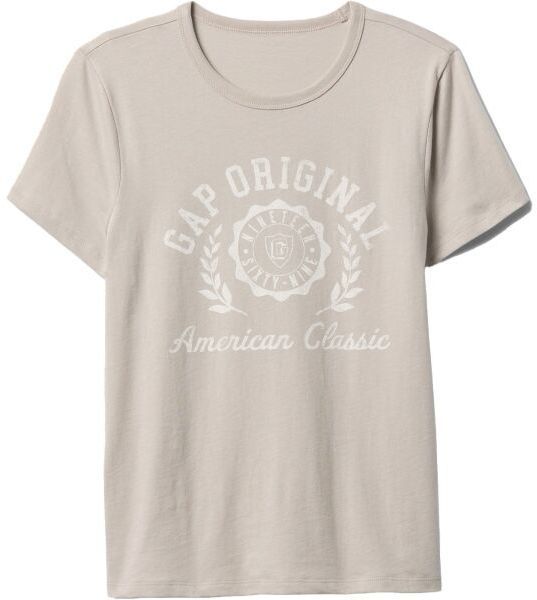 GAP CREW Dámske tričko, béžová, veľkosť