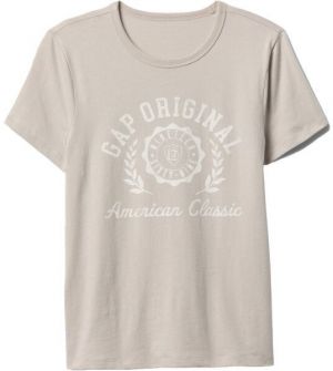 GAP CREW Dámske tričko, béžová, veľkosť