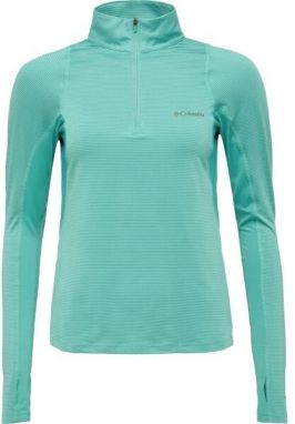 Columbia WEEKEND ASCENT™ HALF ZIP Dámska funkčná mikina, tyrkysová, veľkosť