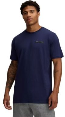 Under Armour STRIP LOGO Pánske tričko, tmavo modrá, veľkosť L