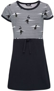 Lewro ALAMEDA Dievčenské šaty s krátkym rukávom, tmavo modrá, veľkosť 164-170