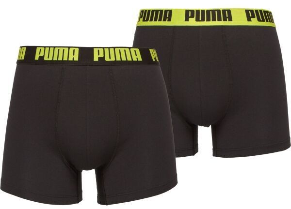 Puma MEN EVERYDAY BASIC BOXER 2P Pánske boxerky, čierna, veľkosť