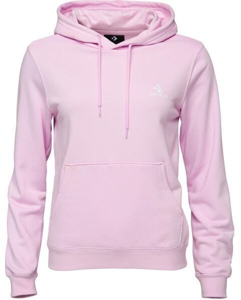 Converse STANDARD UNI FIT  STAR CHEV EMB Dámska mikina, ružová, veľkosť