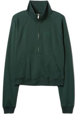 GAP JAPAN Dámska mikina, tmavo zelená, veľkosť