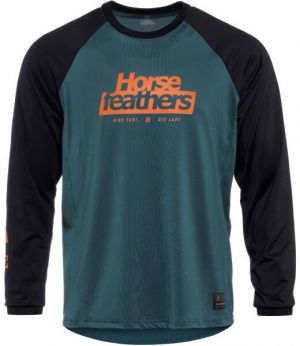 Horsefeathers SPIKE LS Pánsky cyklistický dres, tmavo modrá, veľkosť