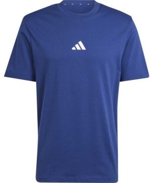 adidas ESSENTIALS SMALL LOGO Pánske tričko, tmavo modrá, veľkosť