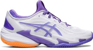 ASICS COURT FF 3 CLAY Dámska indoorová obuv, biela, veľkosť 37