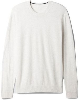 GAP V-CORE COTTON CREW Pánsky sveter, biela, veľkosť