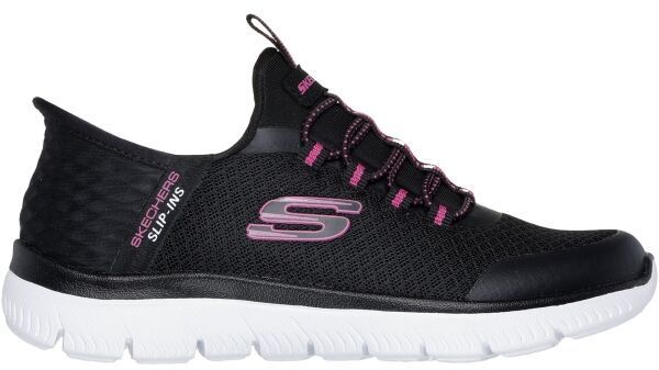 Skechers SUMMITS Dievčenská vychádzková obuv, černá, veľkosť