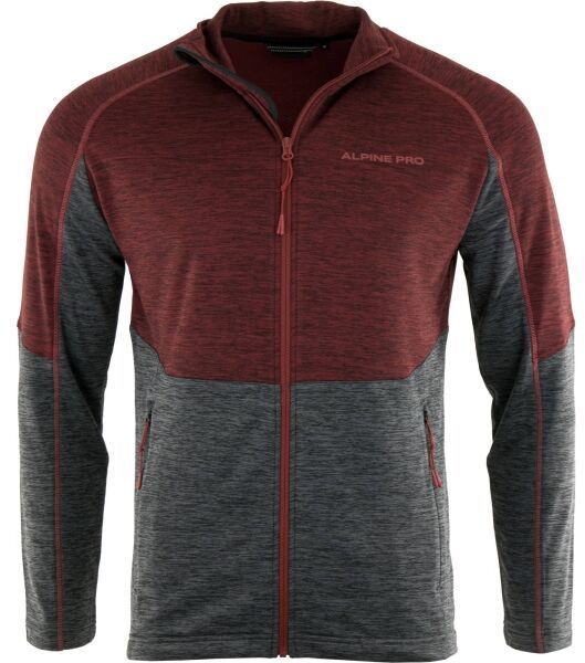 ALPINE PRO MIETEN Pánska mikina, červená, veľkosť