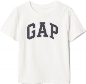 GAP V-LOGO Chlapčenské tričko, biela, veľkosť 4Y