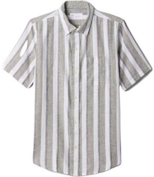 GAP V-SS LINEN Chlapčenská košeľa, svetlo zelená, veľkosť