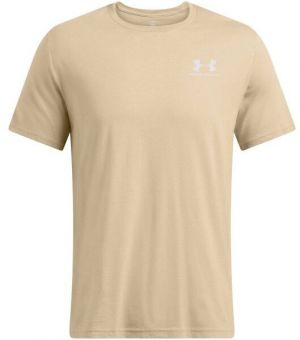 Under Armour SPORTSTYLE LC SS Pánske tričko, hnedá, veľkosť
