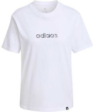 adidas CAMO GRAPHIC T-SHIRT Dámske tričko, biela, veľkosť