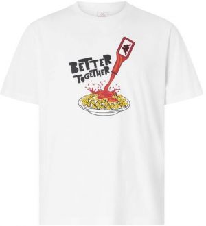 Kappa LOGO GLESTO Pánske tričko, biela, veľkosť