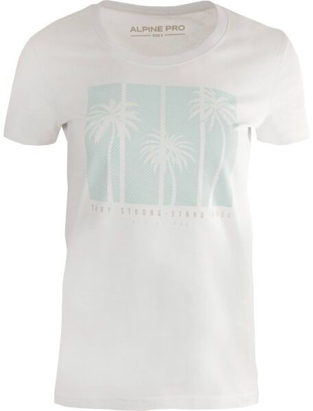 ALPINE PRO CUVA Dámske tričko, biela, veľkosť