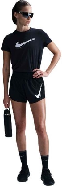 Nike ONE SWOOSH Dámske bežecké šortky, čierna, veľkosť