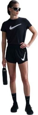 Nike ONE SWOOSH Dámske bežecké šortky, čierna, veľkosť
