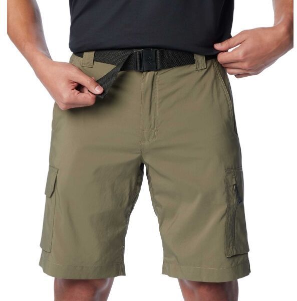 Columbia SILVER RIDGE UTILITY CARGO SHORT Pánske šortky, khaki, veľkosť