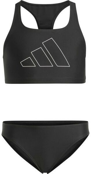 adidas PERFORMANCE BIG BARS KIDS Dievčenské plavky, čierna, veľkosť