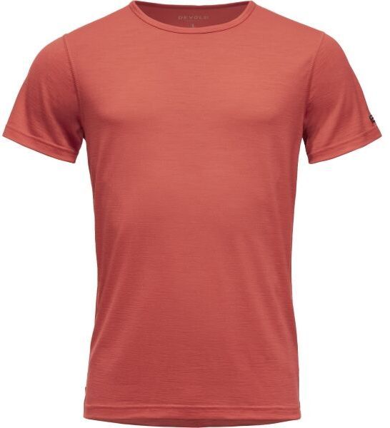 Devold BREEZE MERINO 150 T-SHIRT Pánske tričko, červená, veľkosť