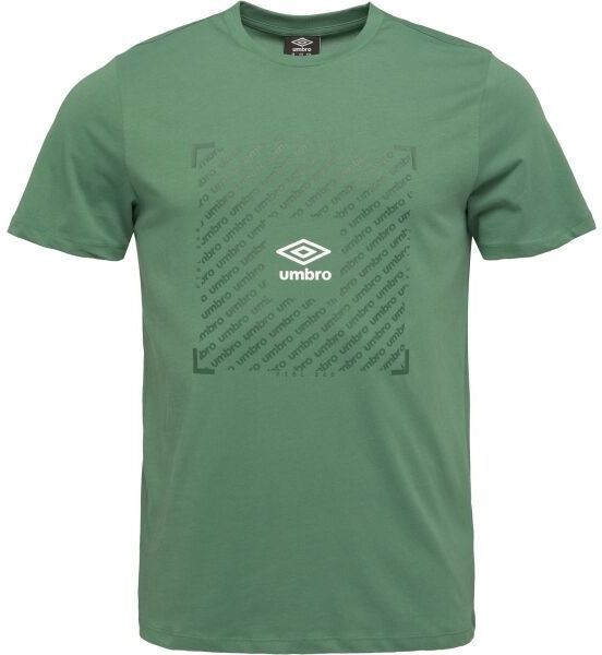 Umbro FTBL BOX GRAPHIC TEE Pánske tričko, zelená, veľkosť