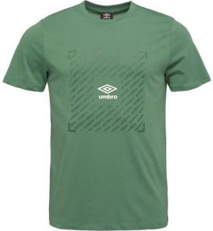 Umbro FTBL BOX GRAPHIC TEE Pánske tričko, zelená, veľkosť
