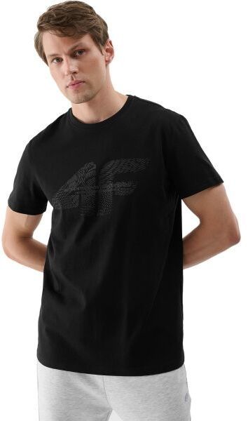4F TSHIRT MEN Pánske tričko, čierna, veľkosť