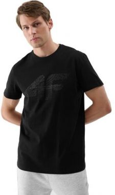 4F TSHIRT MEN Pánske tričko, čierna, veľkosť