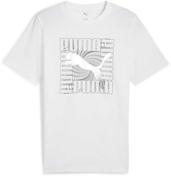 Puma GRAPHIC FOIL TEE Pánske tričko, sivá, veľkosť