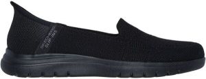Skechers ON-THE-GO FLEX - CAMELLIA Dámska obuv na voľný čas, čierna, veľkosť