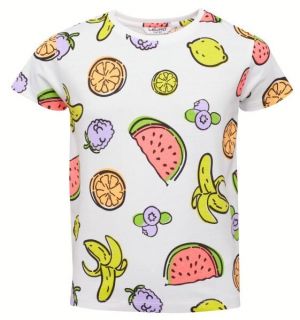 Lewro CARITA Dievčenské tričko, biela, veľkosť 152-158