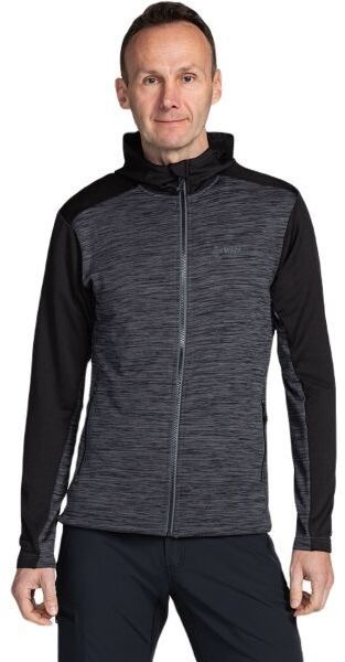 KILPI SEVELEN-M Pánská mikina, tmavo sivá, veľkosť