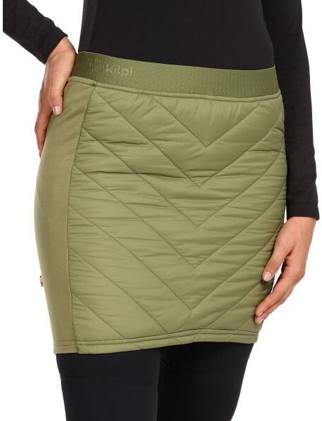 KILPI LIAN Dámska zateplená sukňa, khaki, veľkosť