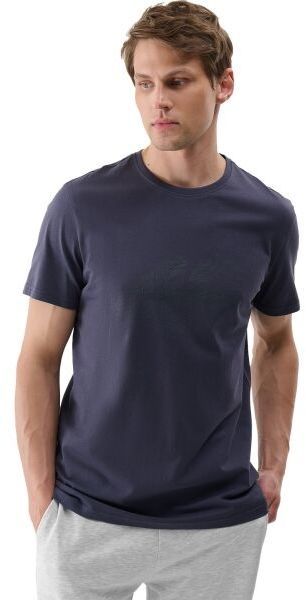 4F TSHIRT MEN Pánske tričko, tmavo modrá, veľkosť