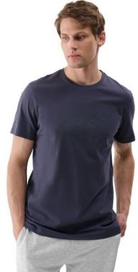 4F TSHIRT MEN Pánske tričko, tmavo modrá, veľkosť